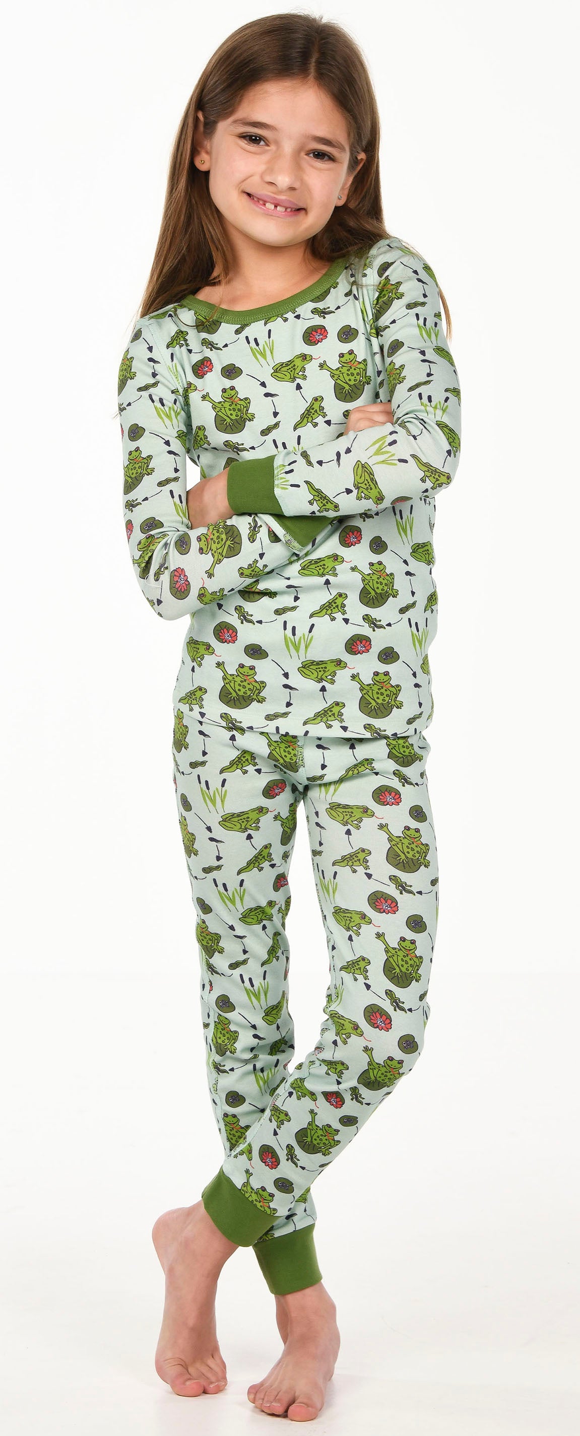 Smart Dreams - Life Cycle of a Frog pajamas and cards