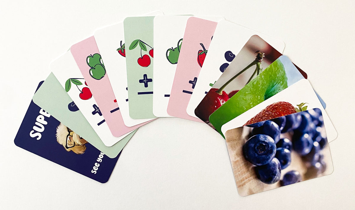 Smart Dreams - Fruit & Math pajamas and cards