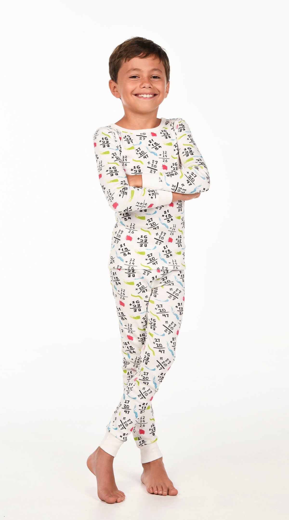 Smart Dreams - Neon Math pajamas and cards