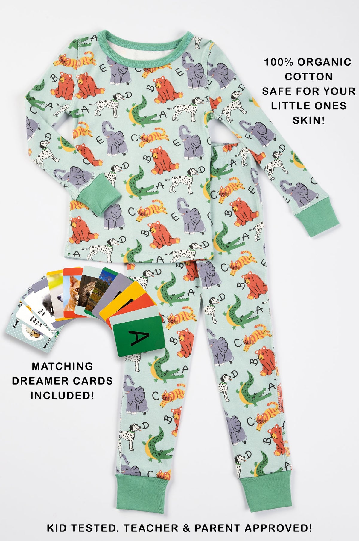 Smart Dreams - Animal Alphabet pajamas and cards