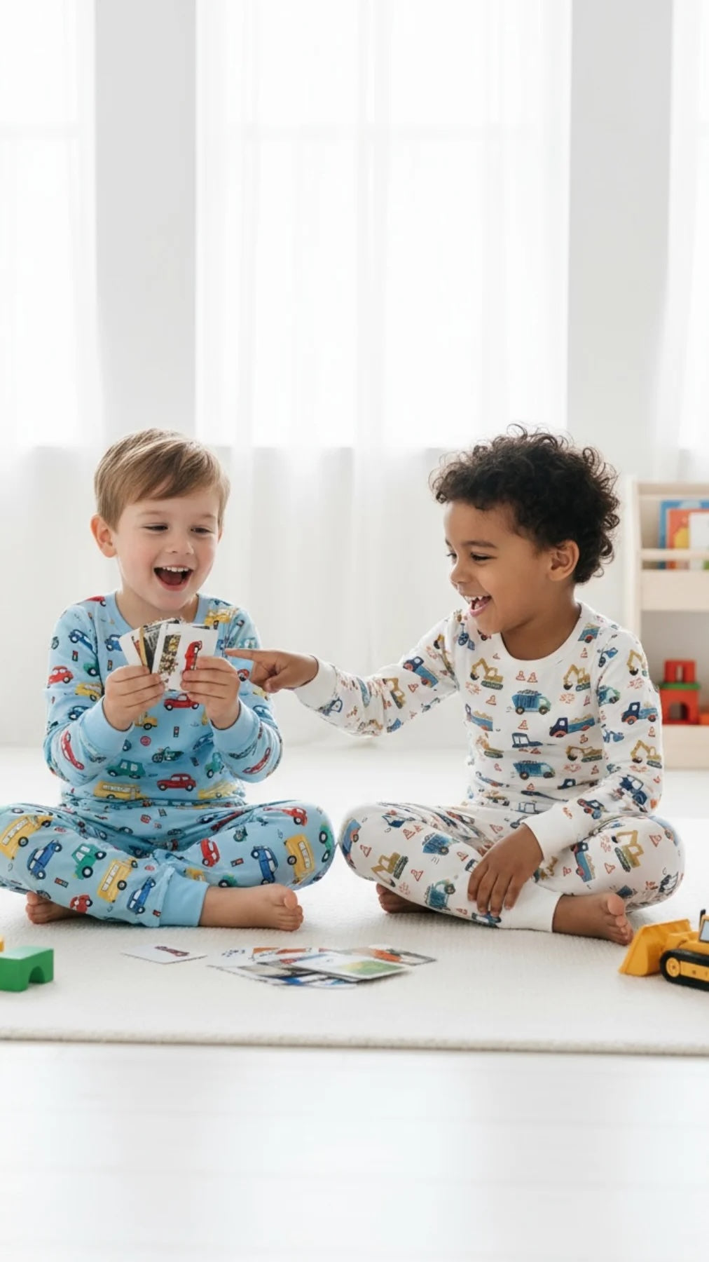 Smart Dreams BUNDLE - Construction & Street Smart pajamas and cards