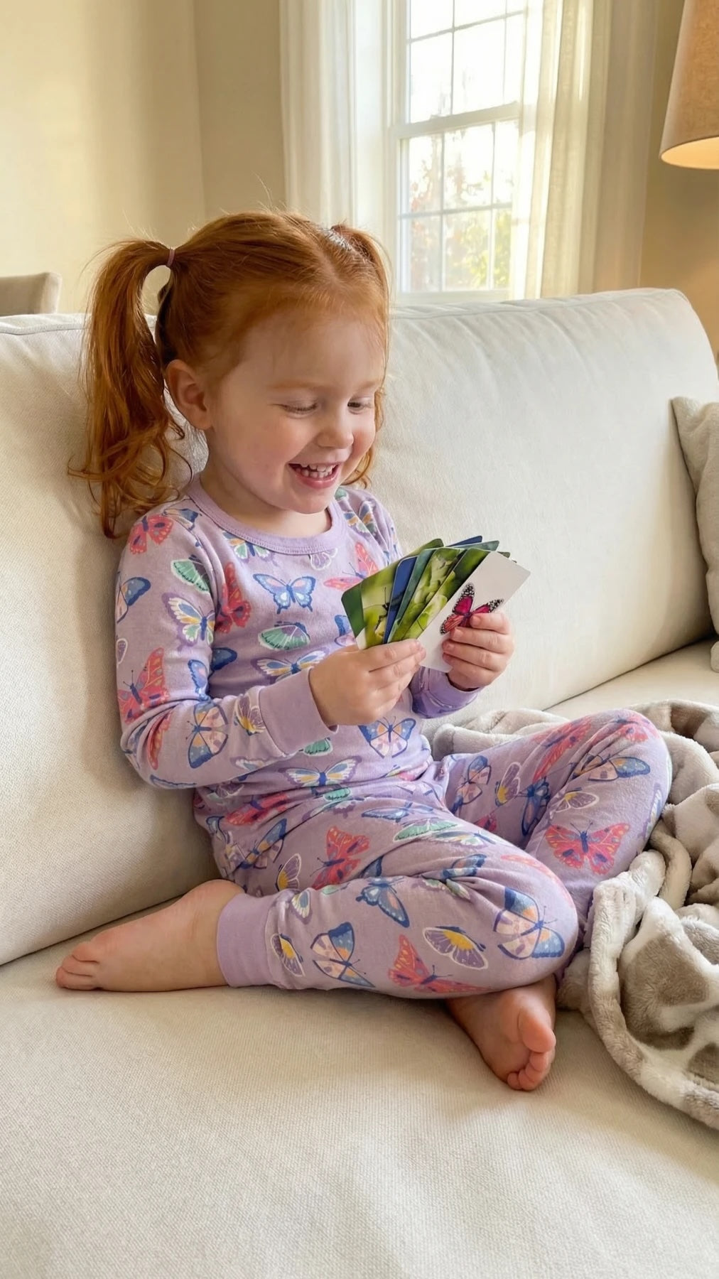 Smart Dreams - Butterfly pajamas and cards
