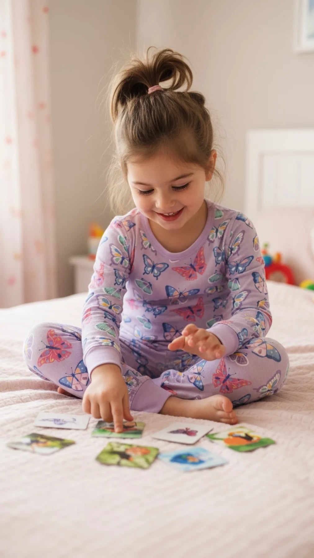 Smart Dreams BUNDLE - How Flowers Grow & Butterfly pajamas and cards