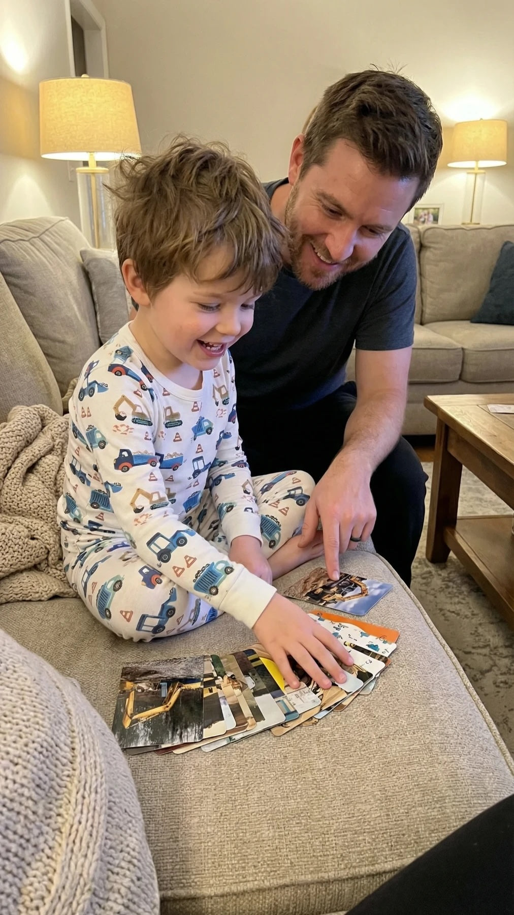 Smart Dreams - Construction pajamas and cards