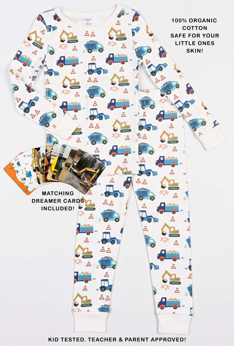 Smart Dreams - Construction pajamas and cards