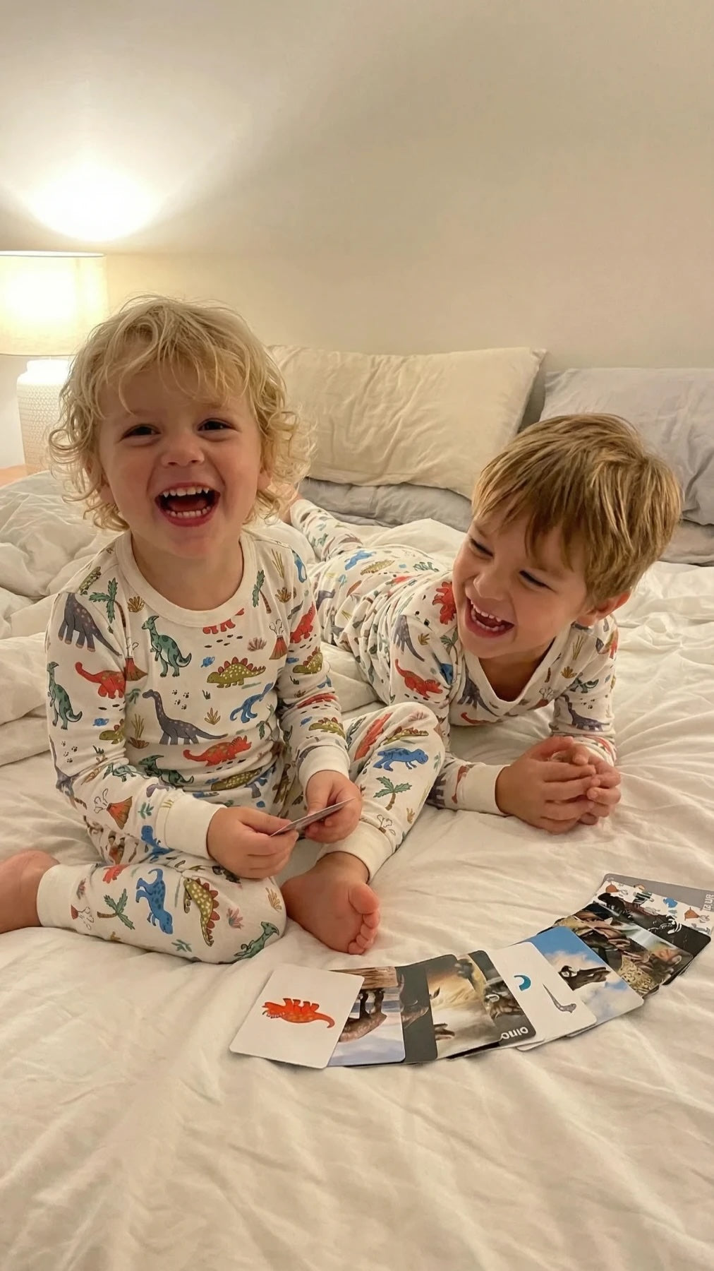 Smart Dreams BUNDLE - Space & Dinosaur pajamas and cards