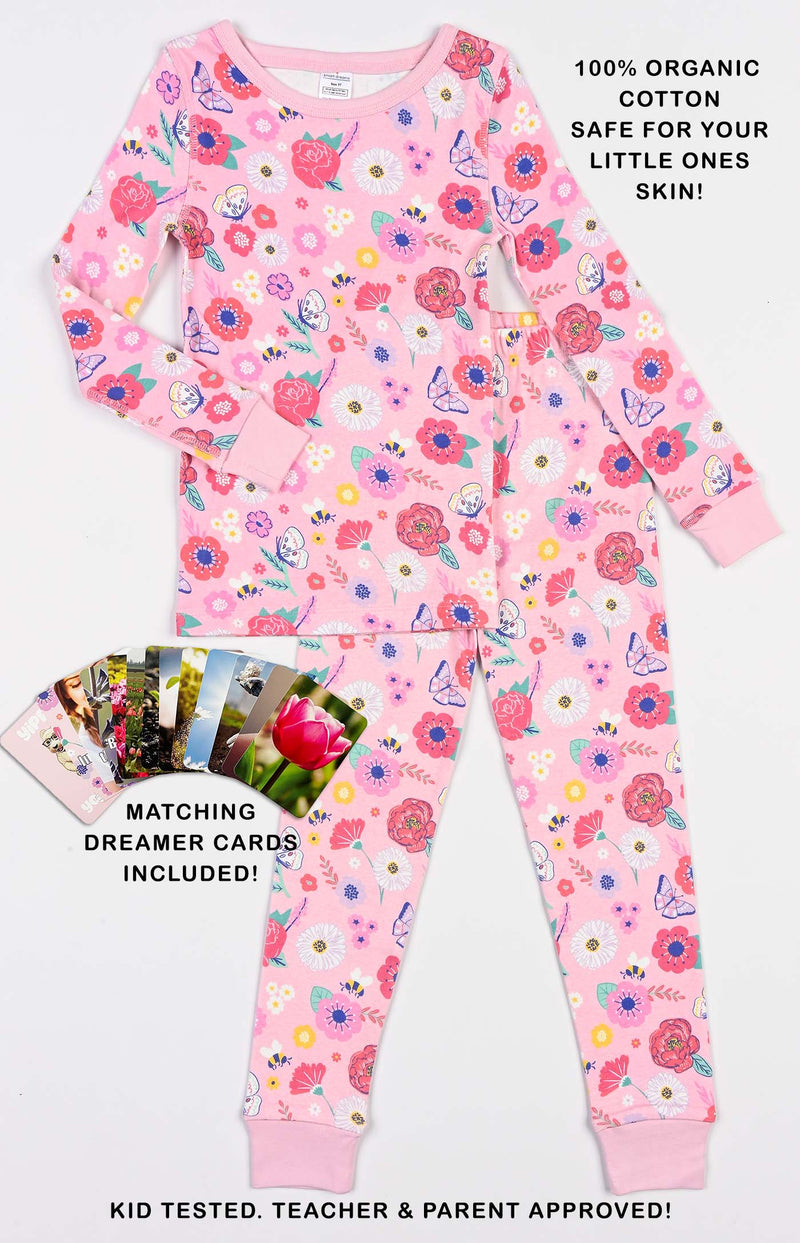 Smart Dreams - How Flowers Grow pajamas and cards