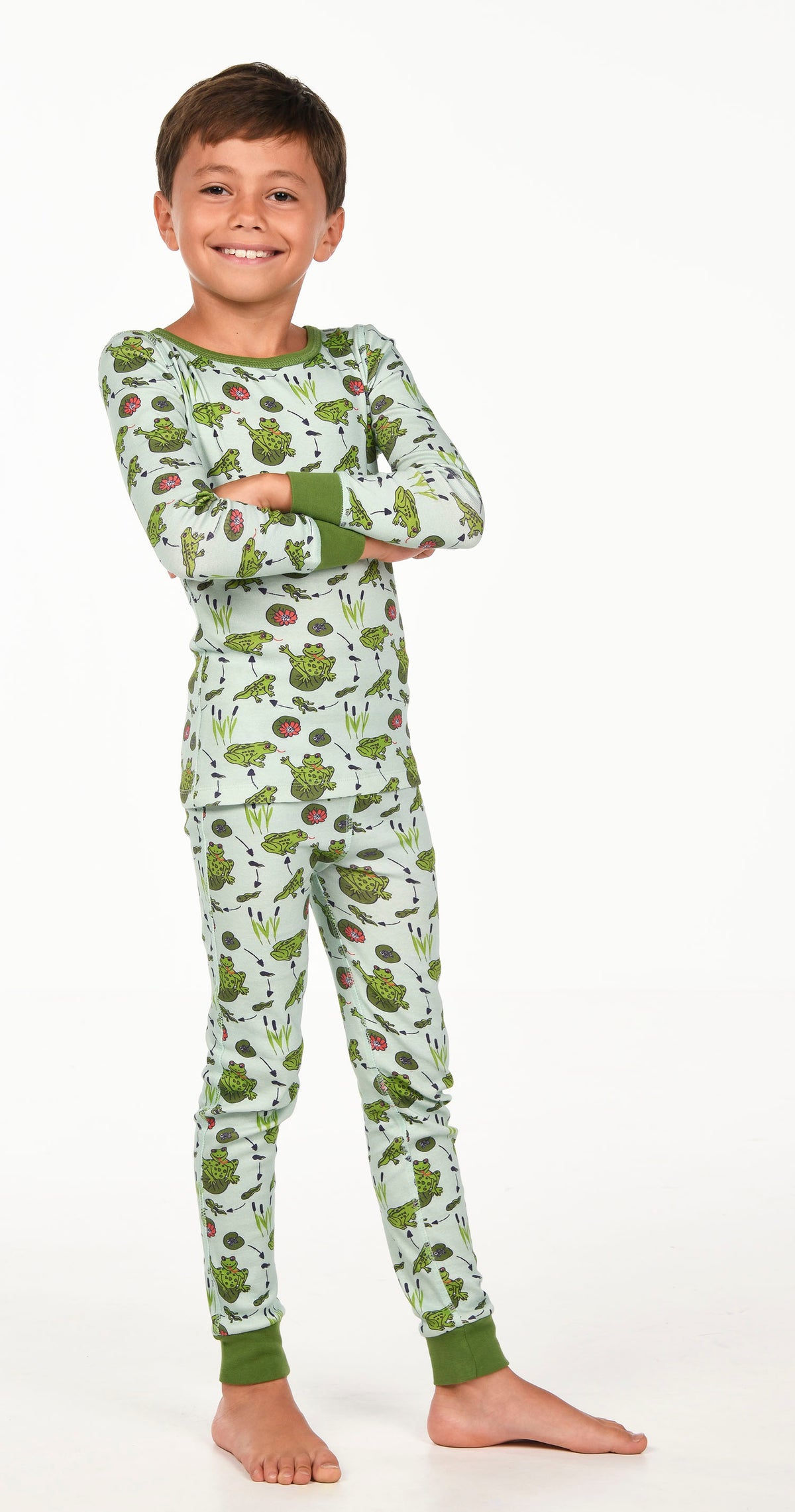 Smart Dreams - Life Cycle of a Frog pajamas and cards