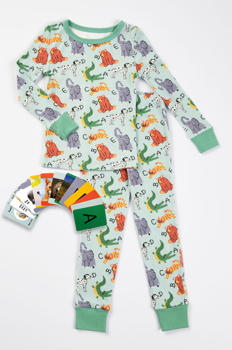 Smart Dreams - Animal Alphabet pajamas and cards