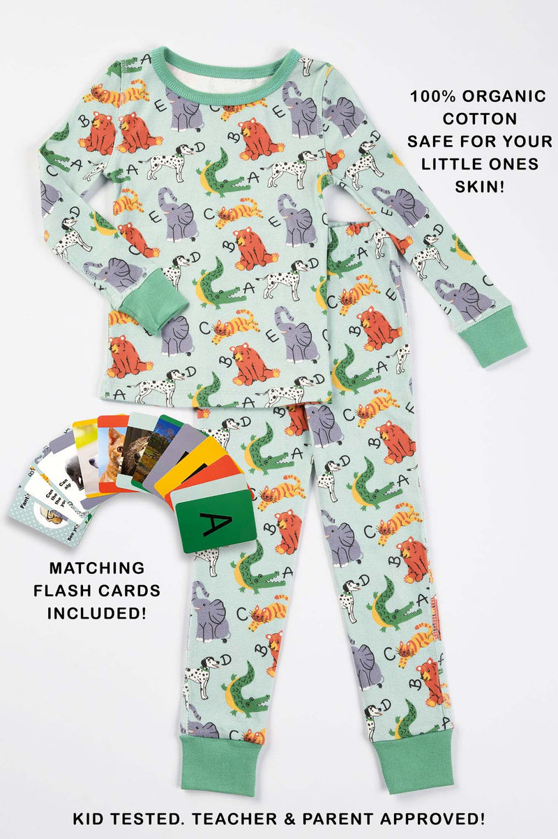 Smart Dreams - Animal Alphabet pajamas and cards