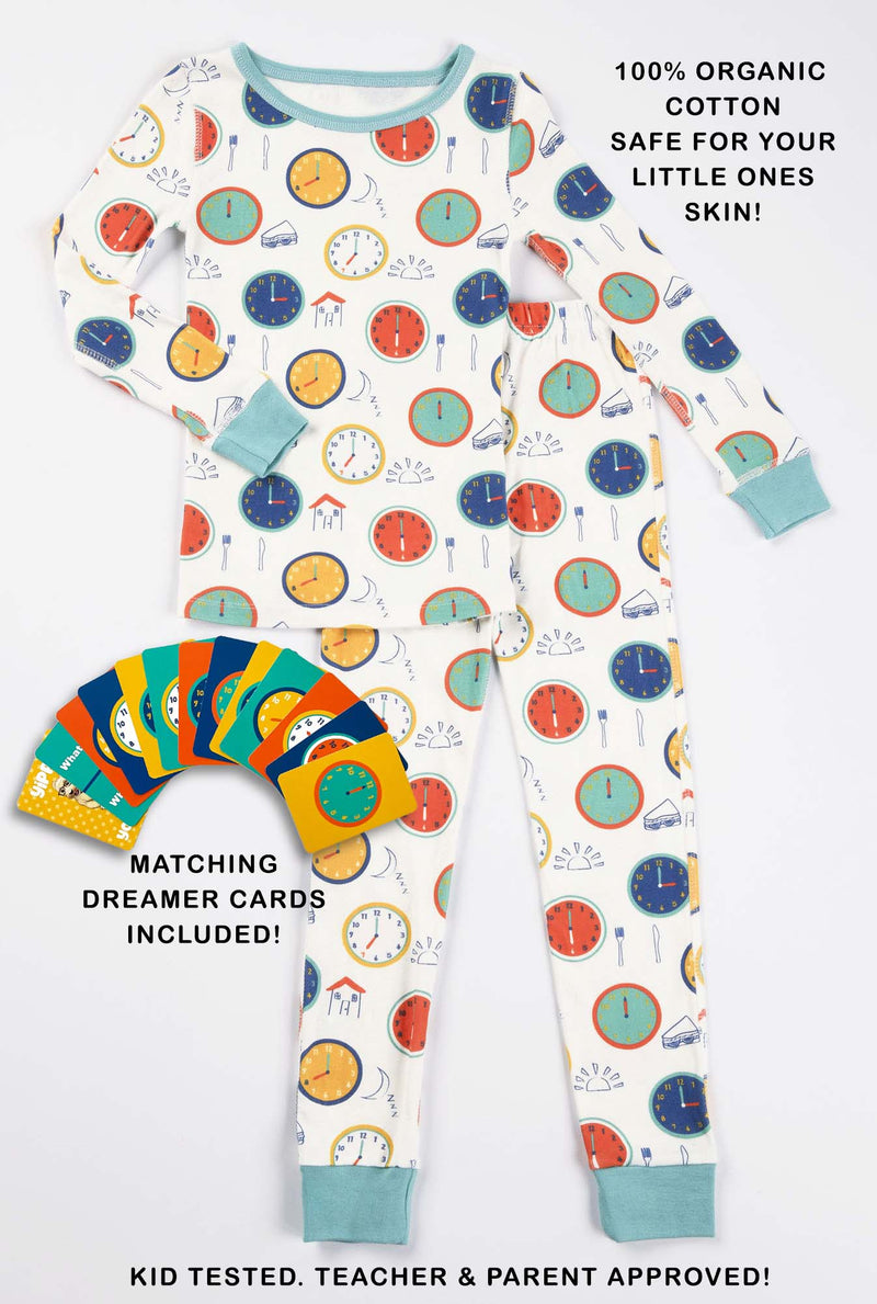 Smart Dreams - Clock pajamas and cards