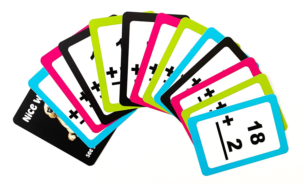 Smart Dreams - Neon Math pajamas and cards