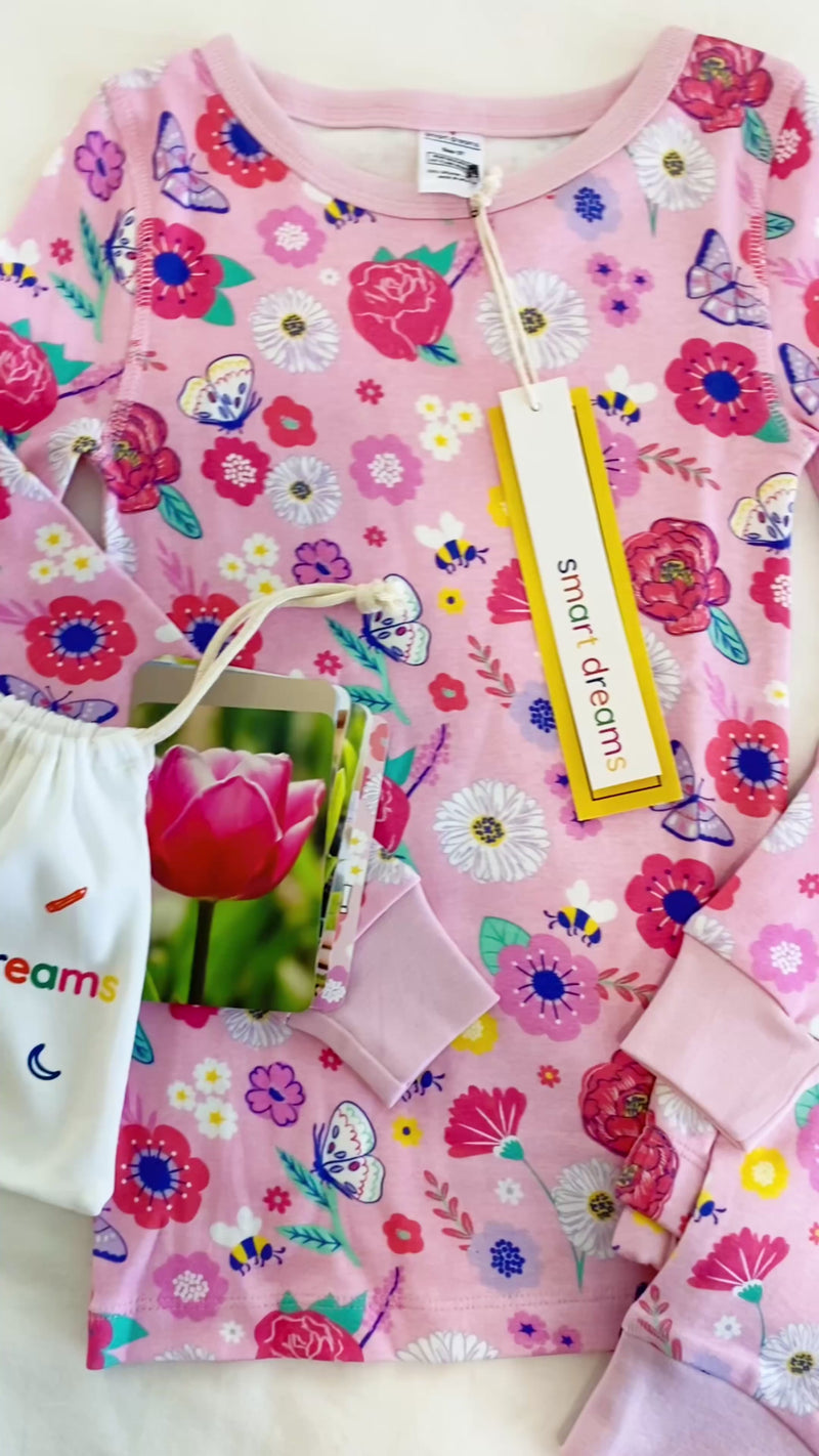 Smart Dreams - How Flowers Grow pajamas and cards