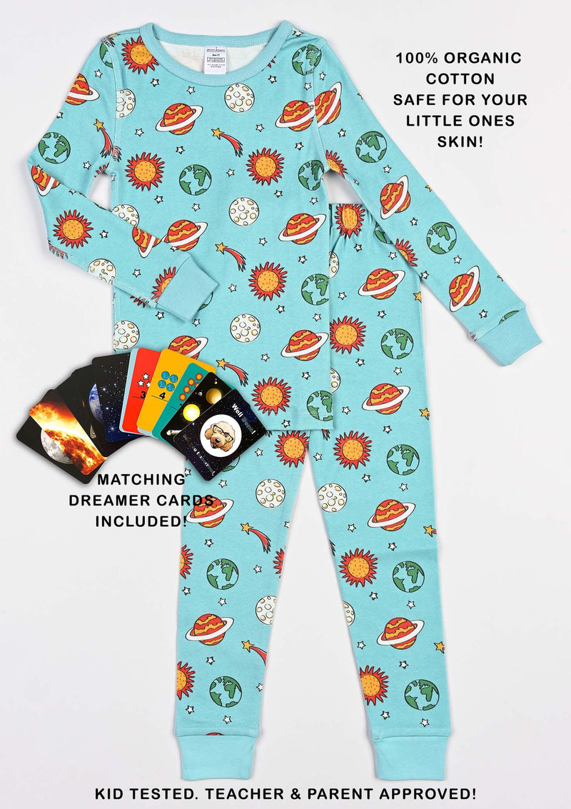 Smart Dreams - Space pajamas and cards