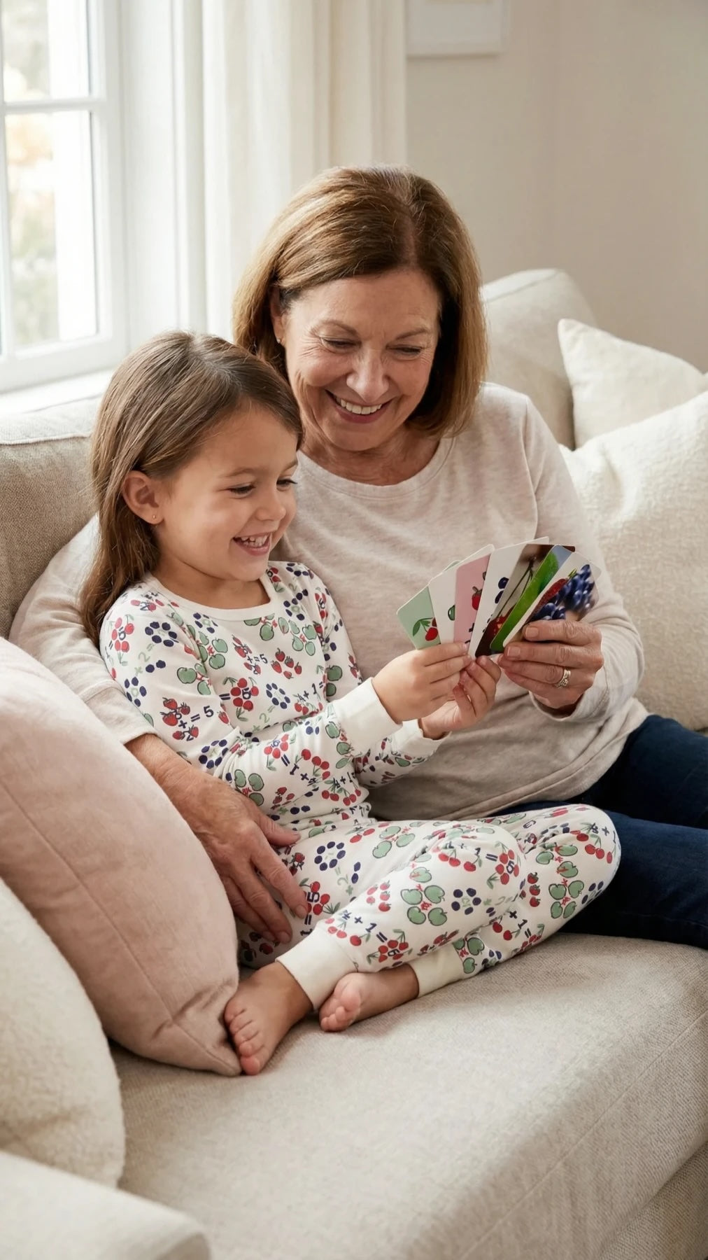 Smart Dreams - Fruit & Math pajamas and cards